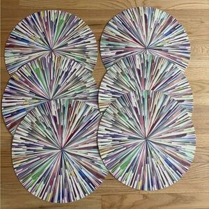 Colorful Round Placemats SetNicolette Mayer